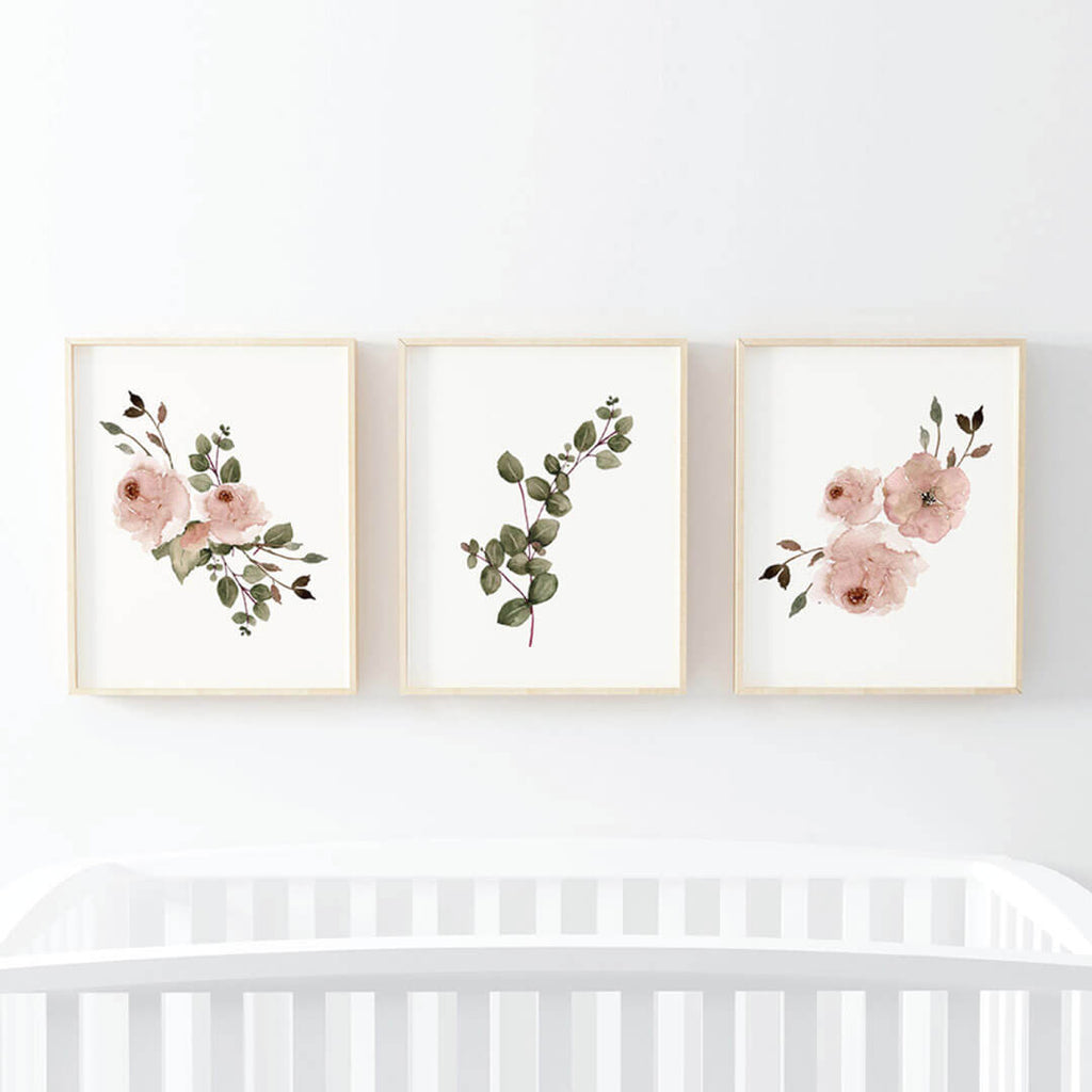 Millies Dusty Garden Bundled Digital Nursery Wall Art