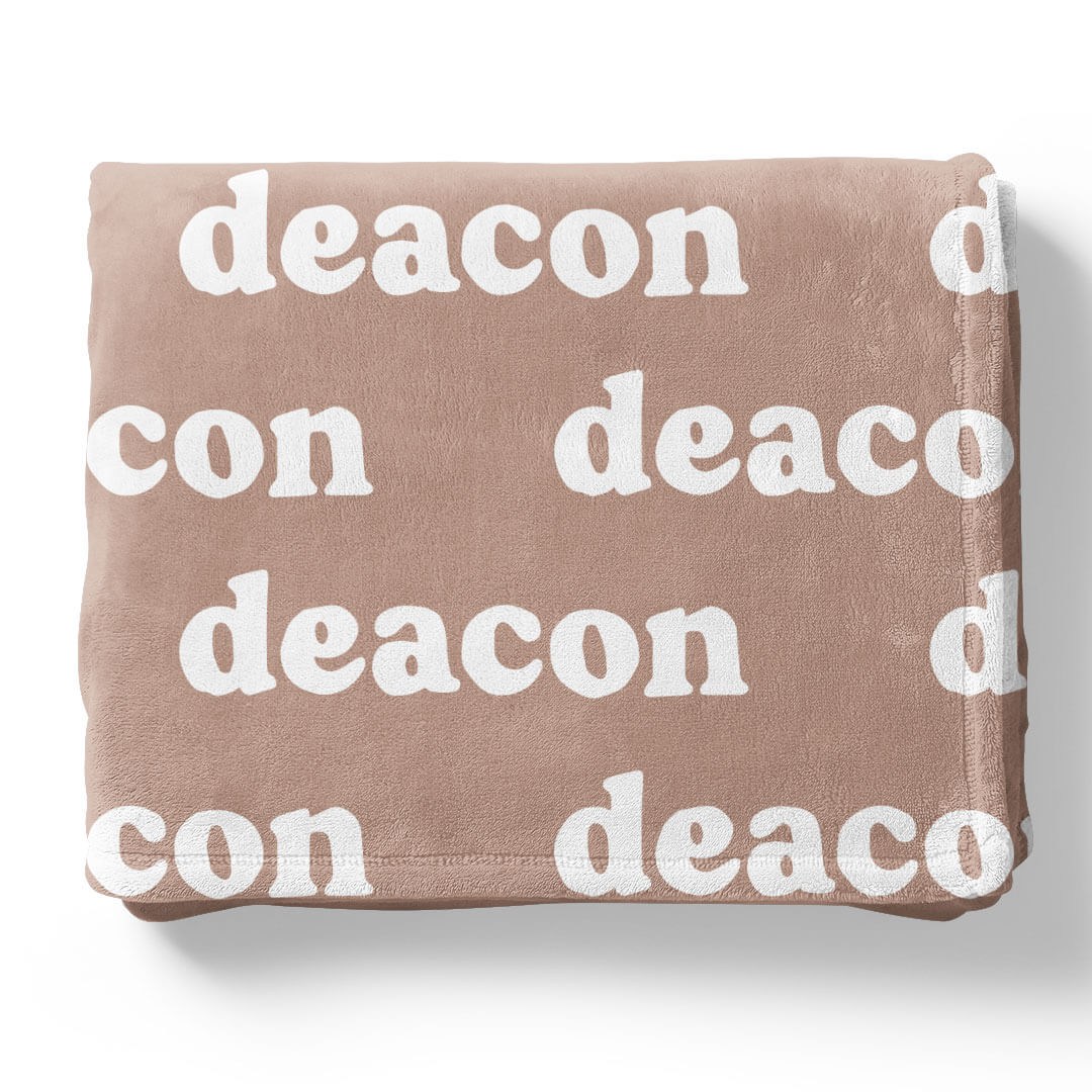 Pastel Neutrals Personalized Color Blanket