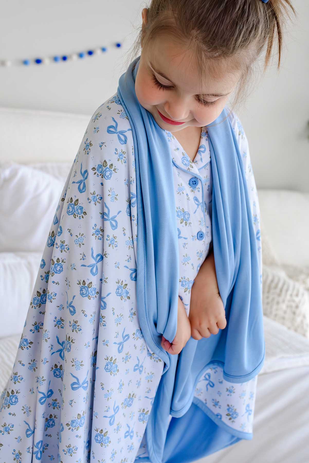 Double-Sided Bamboo Blanket | Tied In Blooms