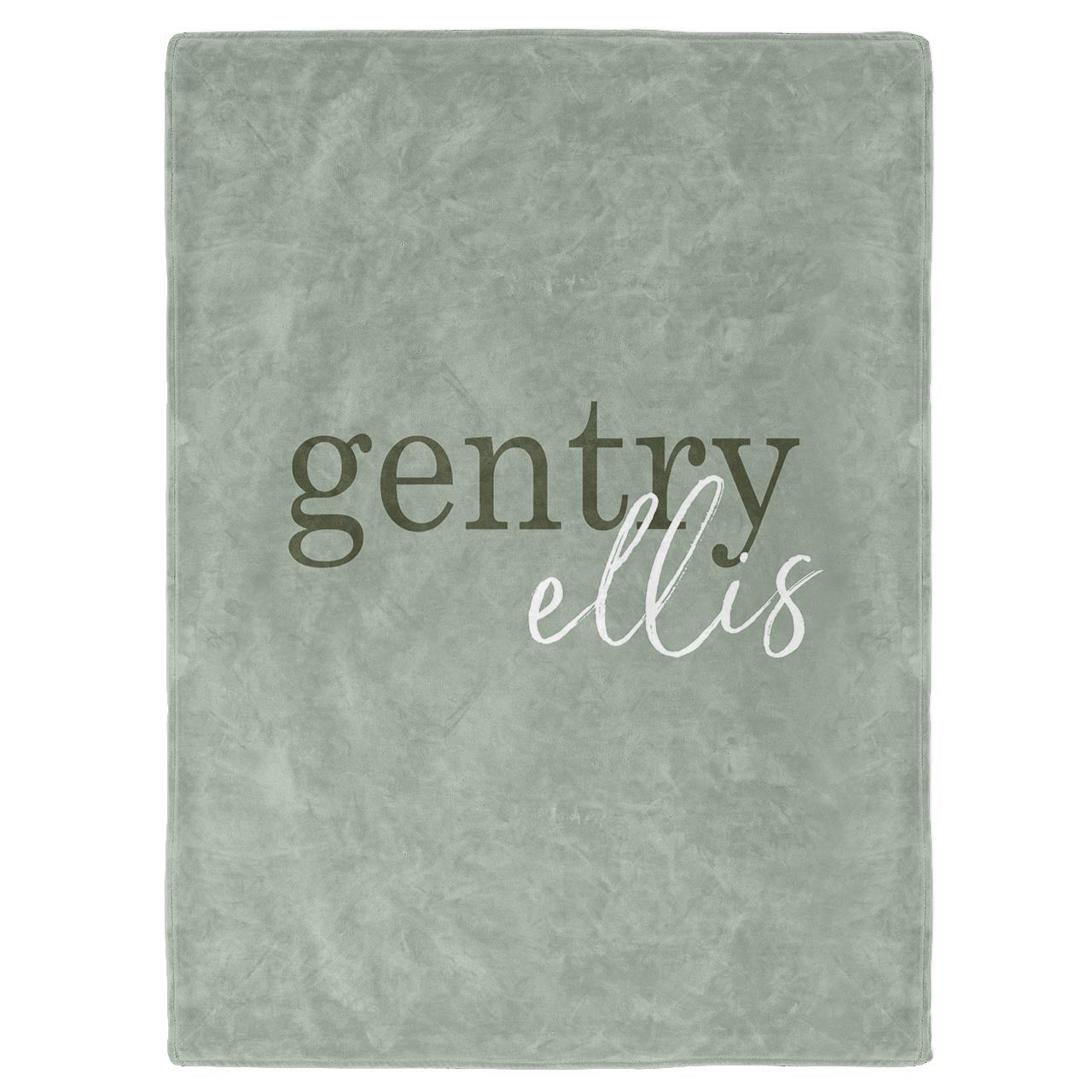 moss personalized toddler blanket 
