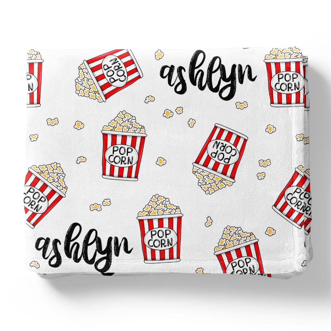 personalized toddler blanket movie themed