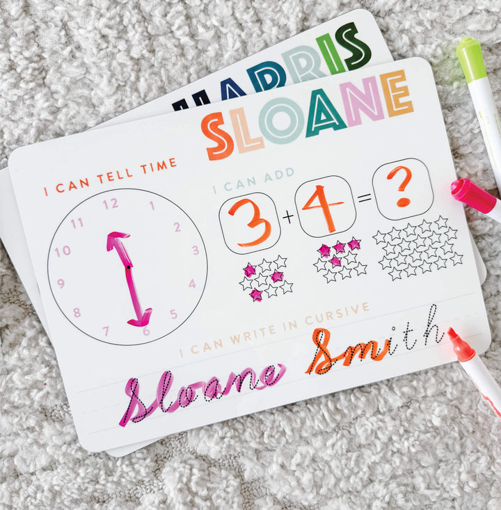 Kids Personalized Whiteboard | Learning Board