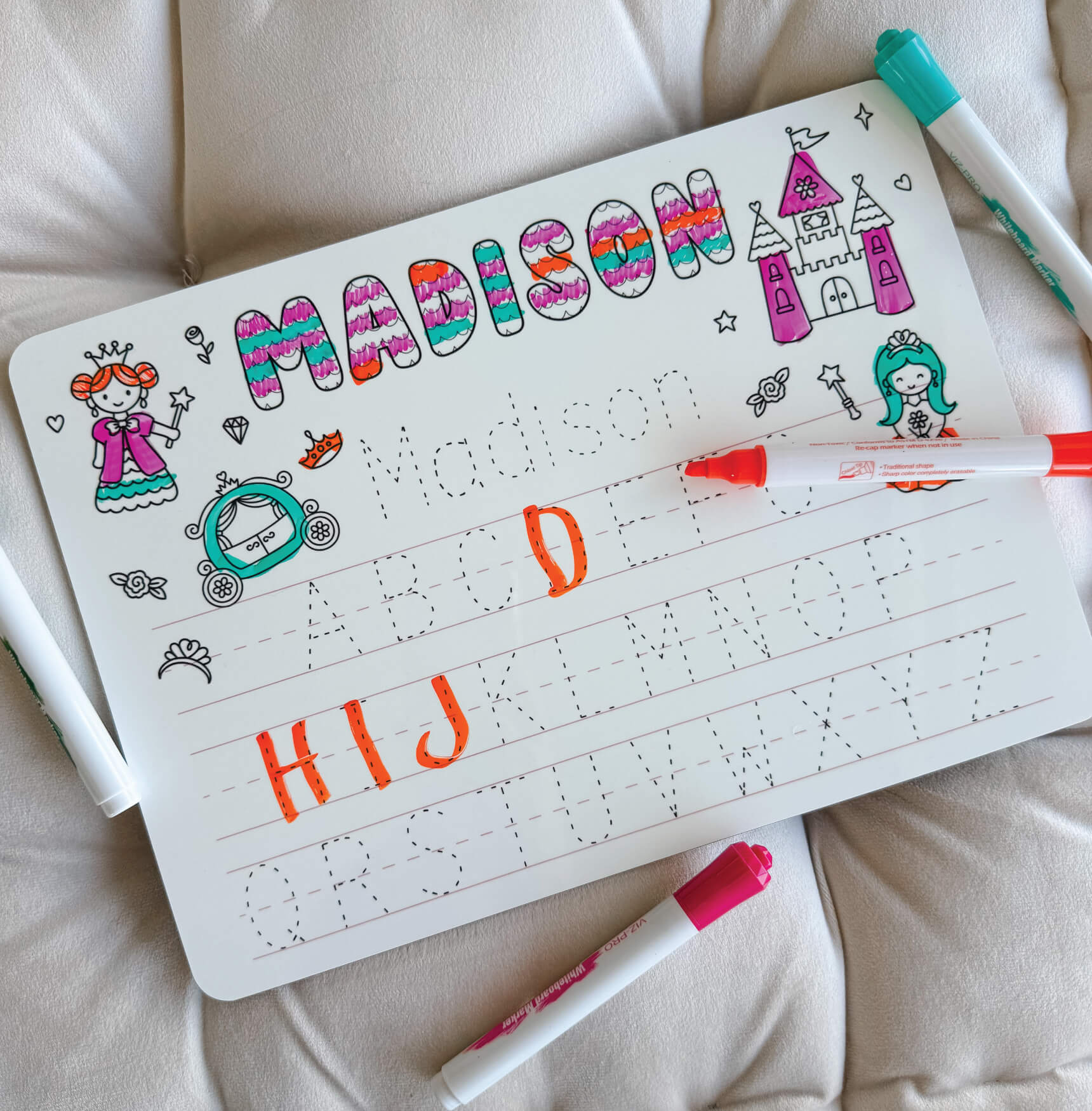 Kids Personalized Whiteboard | Far Far Away