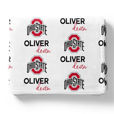 osu personalized name blanket for kids 