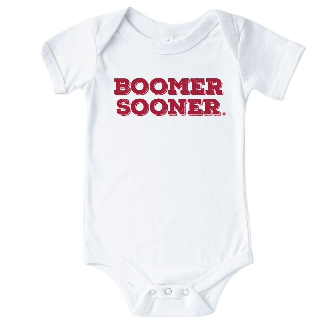 boomer sooner graphic bodysuit for babies 