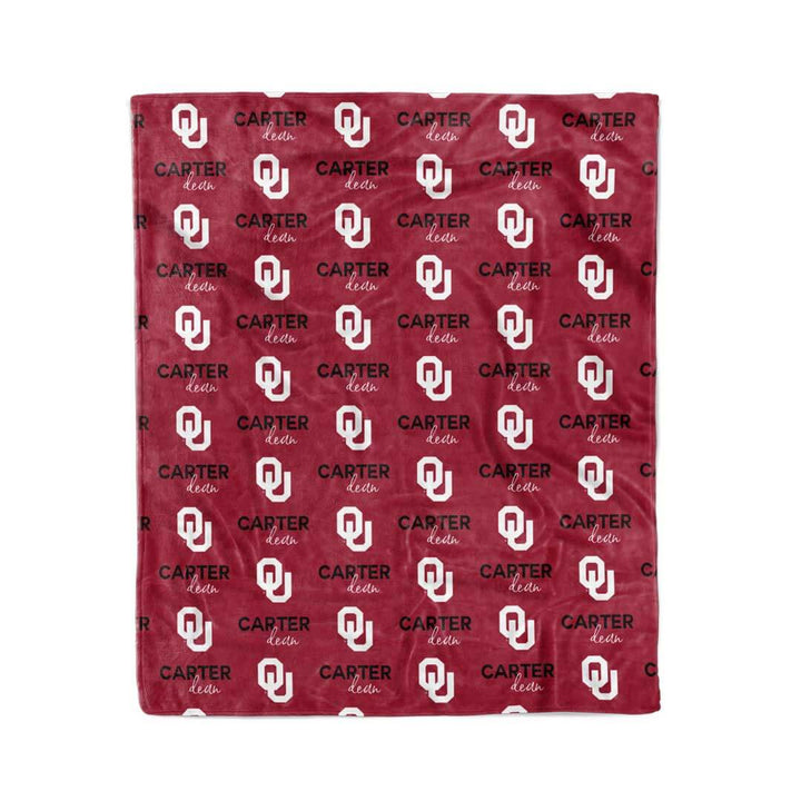 ou personalized blanket for kids 