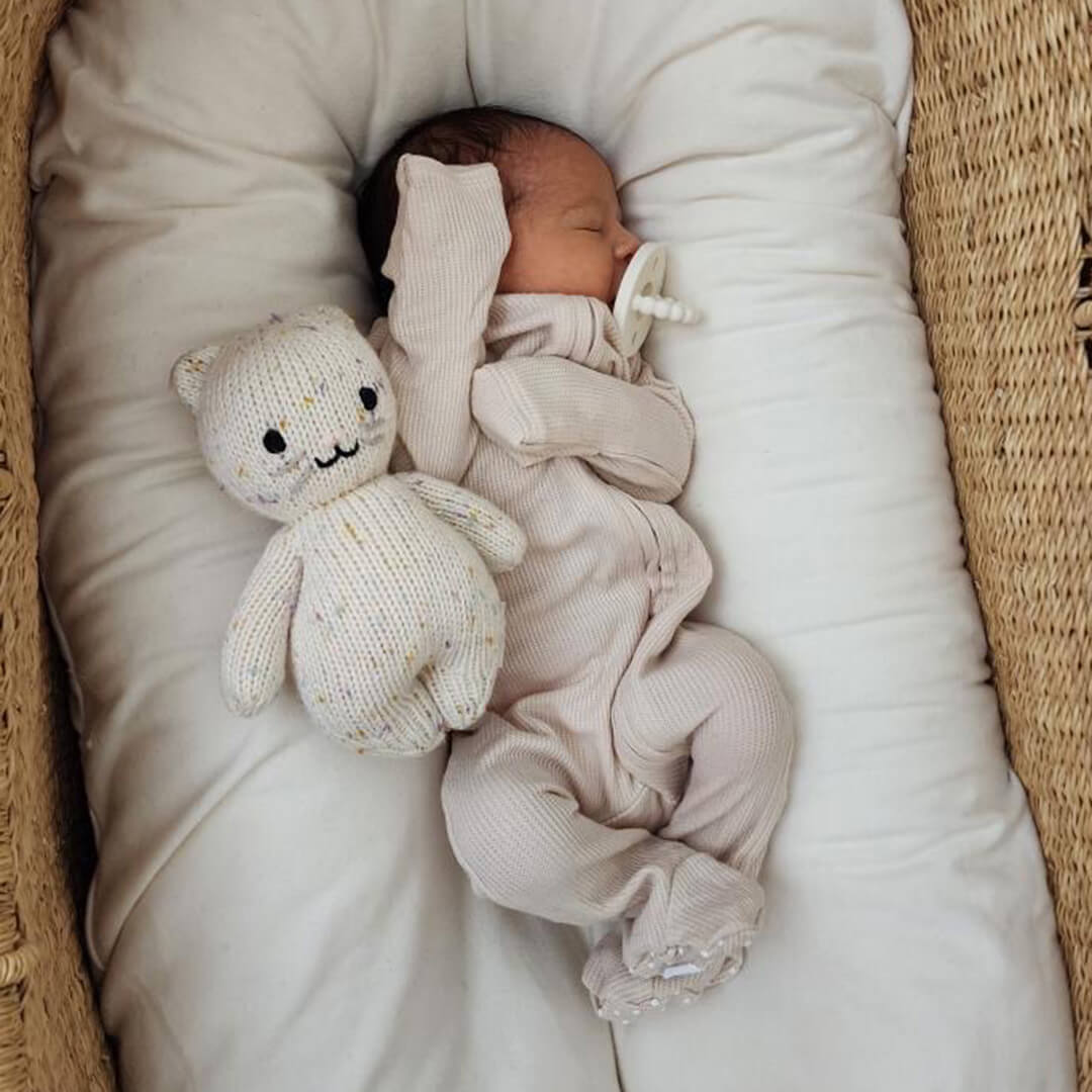 All Bamboo Waffle Zipper Footies