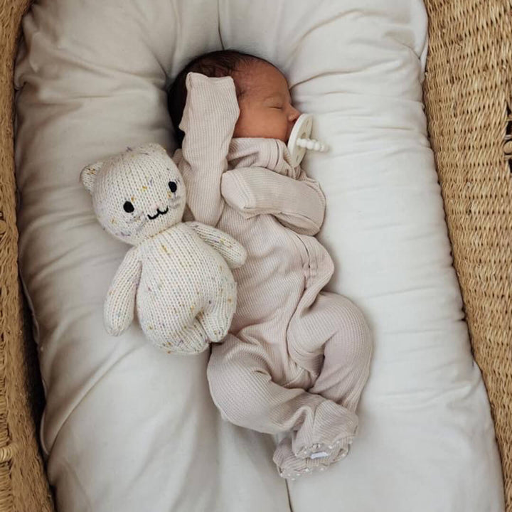 All Bamboo Waffle Zipper Footies