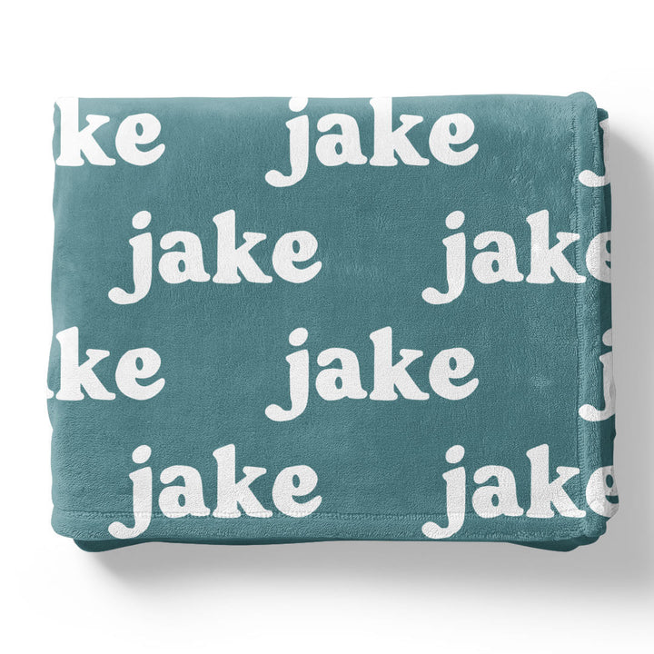 Seafoam Personalized Color Blanket