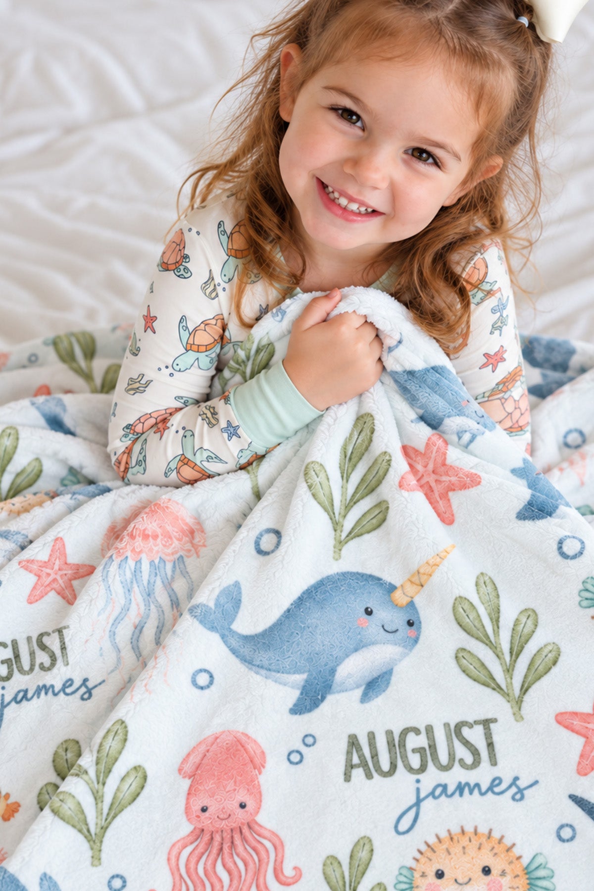 Personalized Kids' Blanket |  Ocean Dream