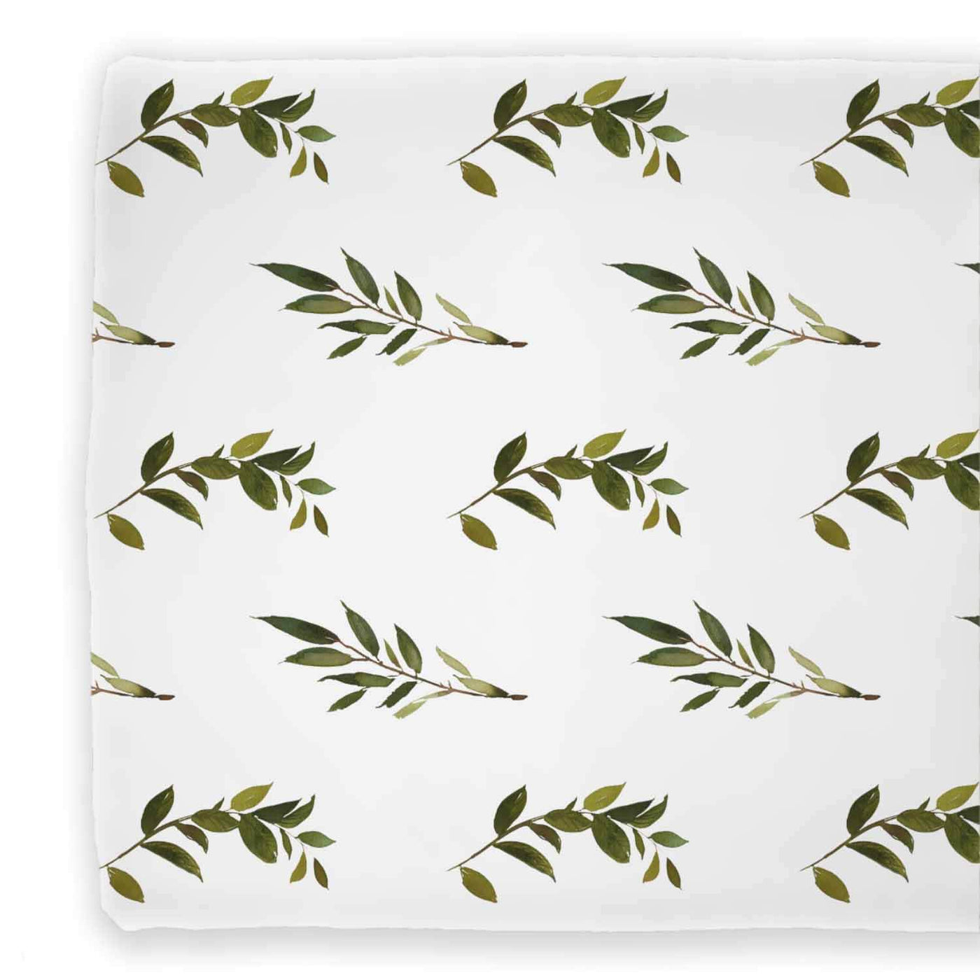 olive leaf changing pad cover 