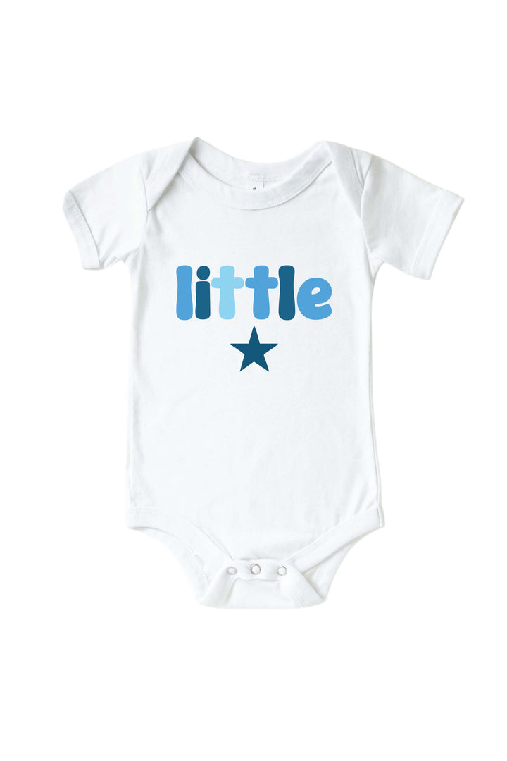 little star graphic bodysuit for boys 