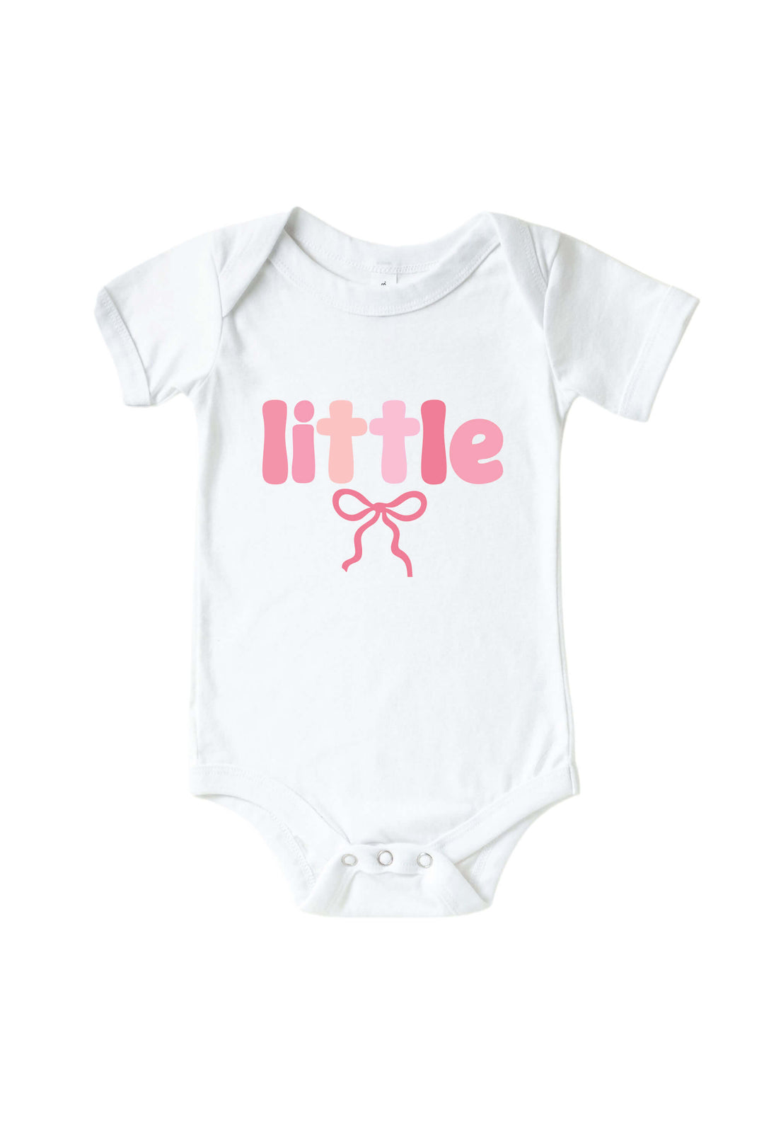 little bow graphic bodysuit for girls 