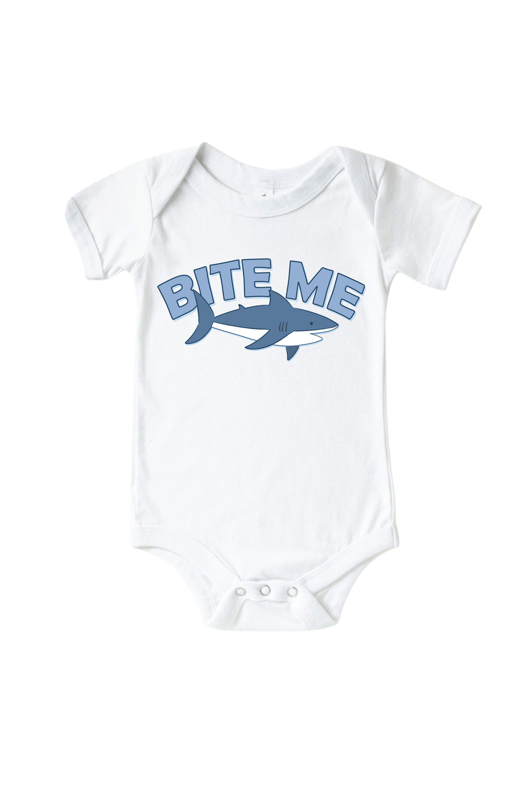 jawsome shark graphic tee for toddlers in white