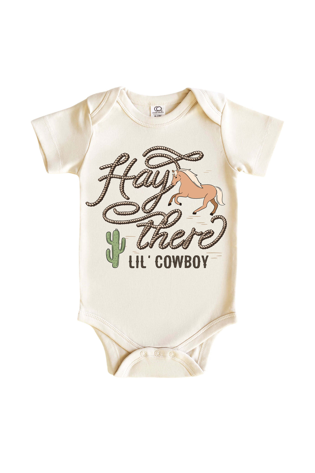 hay there lil cowboy graphic bodysuit for boys