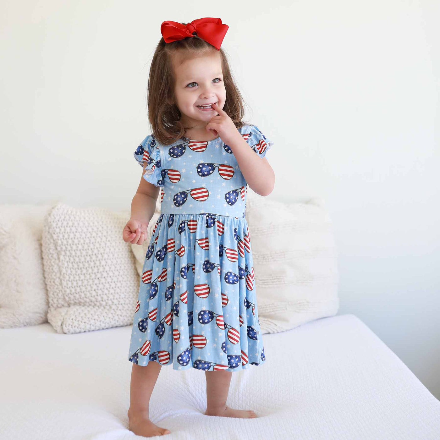 fourth of july twirl dress for kids 