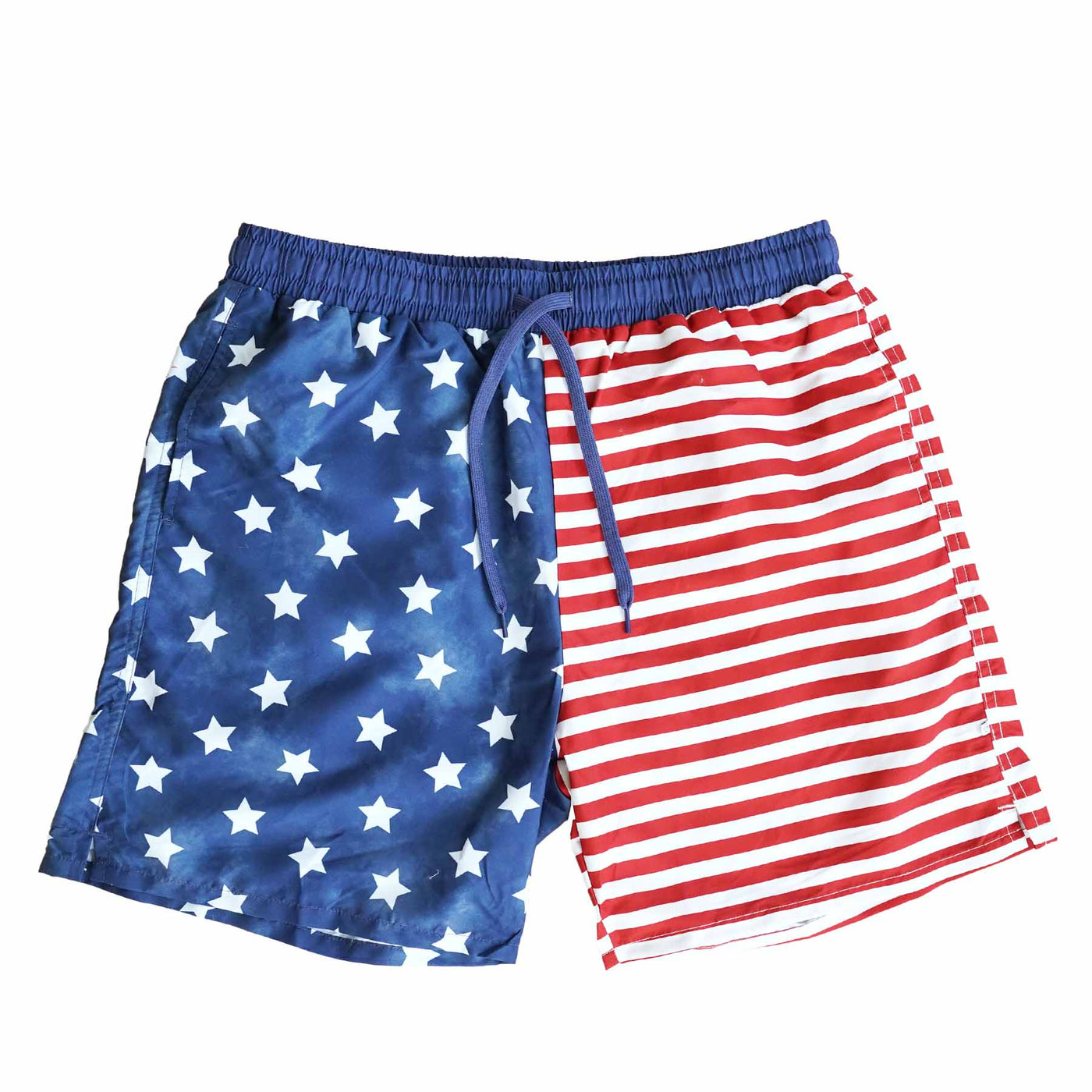 patriotic summer men's swim trunks 