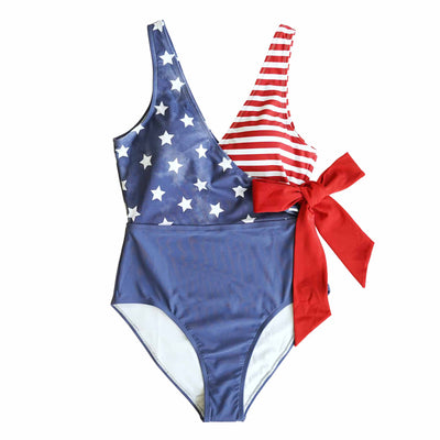 american flag one piece swimsuit for women 