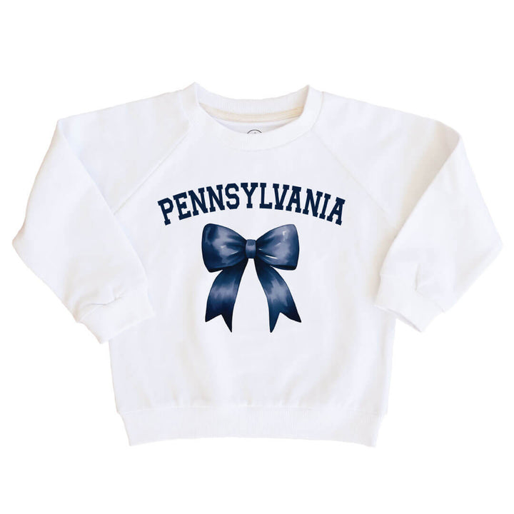 The Pennsylvania State University | Footballs & Bows Kids Graphic Sweatshirts