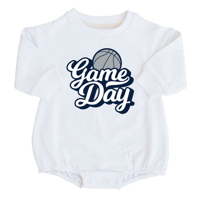psu game day long sleeve sweatshirt graphic bubble romper for babies 