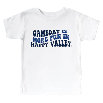 more fun in happy valley kids graphic tee 