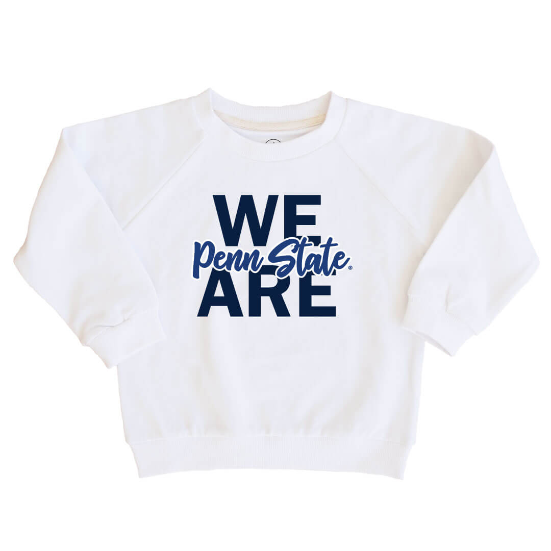 we are penn state kids graphic sweatshirt 