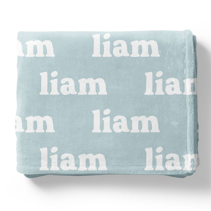 Seafoam Personalized Color Blanket