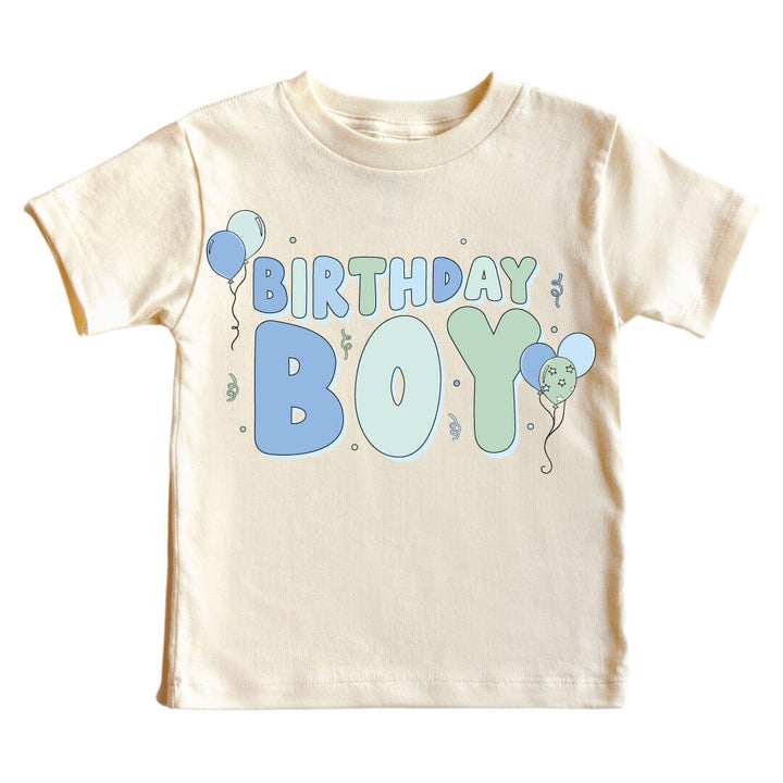 blue birthday boy graphic tee