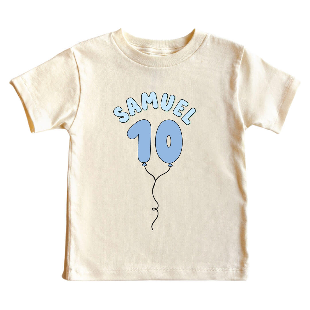 10th birthday personalized tee for boys