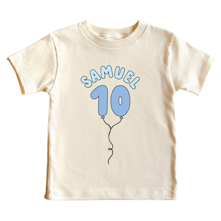 10th birthday personalized tee for boys