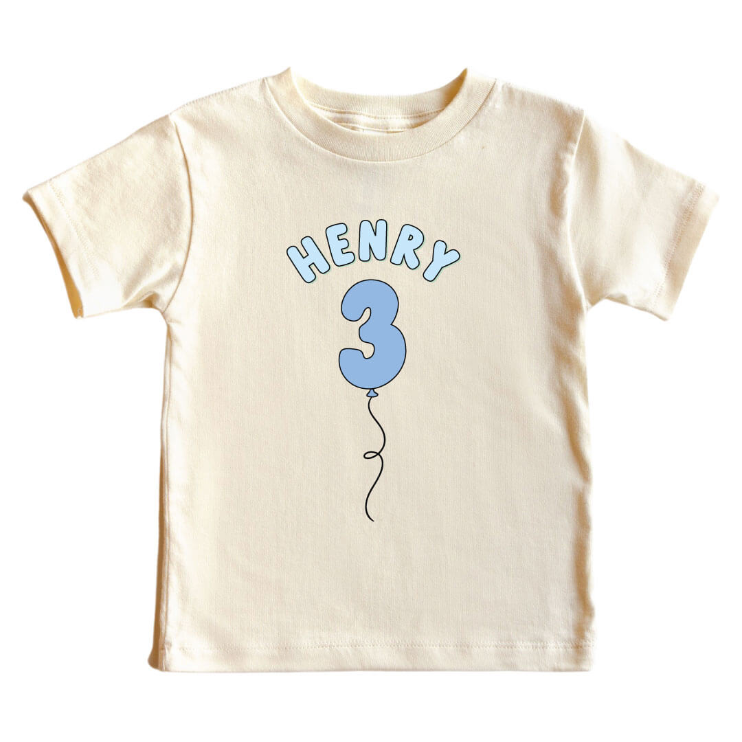3rd birthday personalized tee for boys