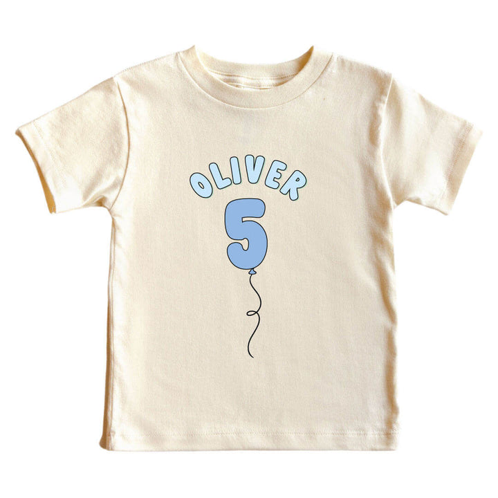 5th birthday personalized tee for boys 
