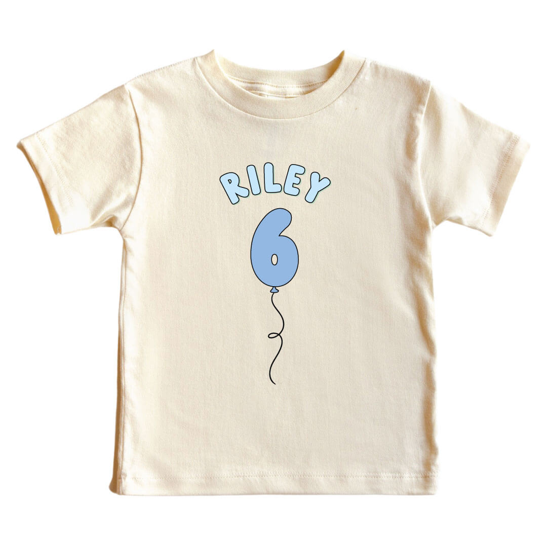 6th birthday personalized tee for boys