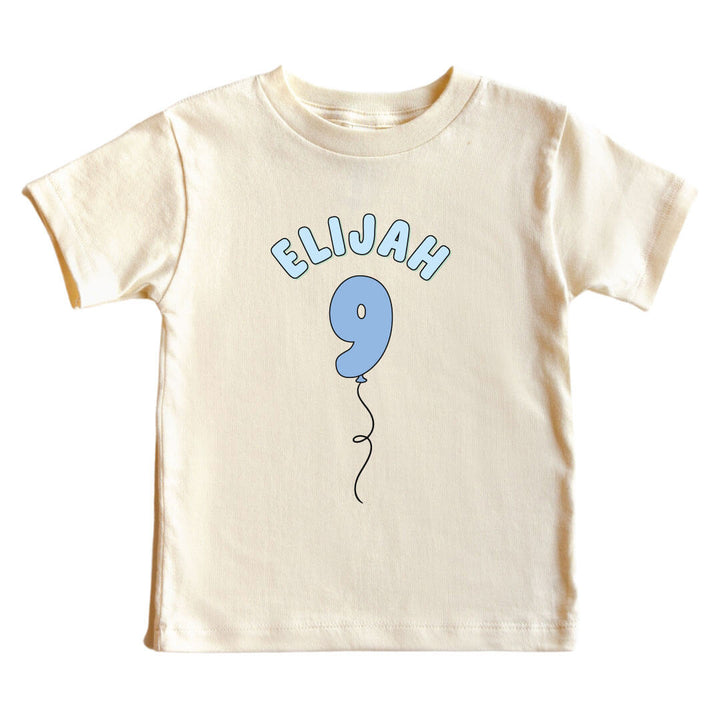 9th birthday personalized tee for boys 