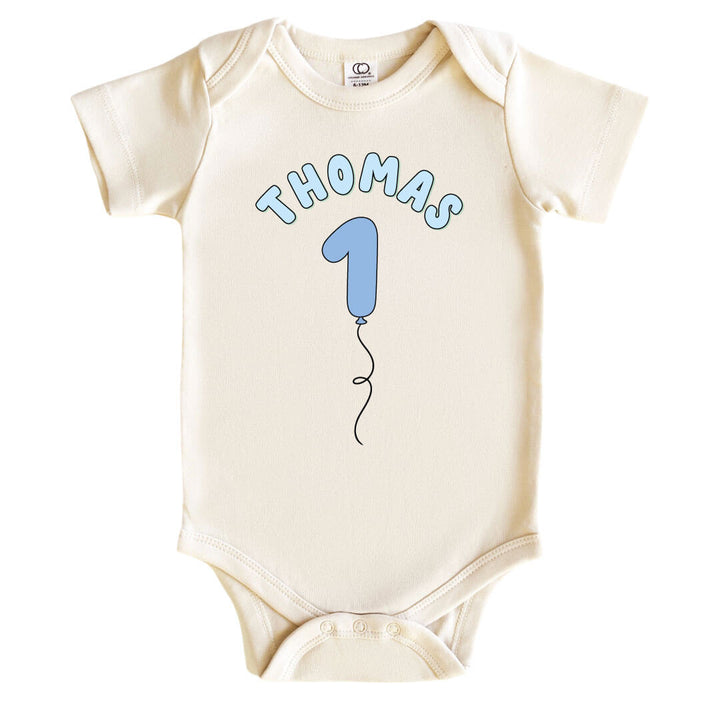 1st birthday personalized bodysuit for boys