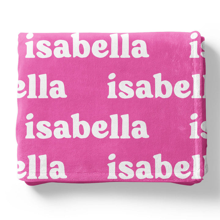 Personalized Color Blanket | Bright Neons
