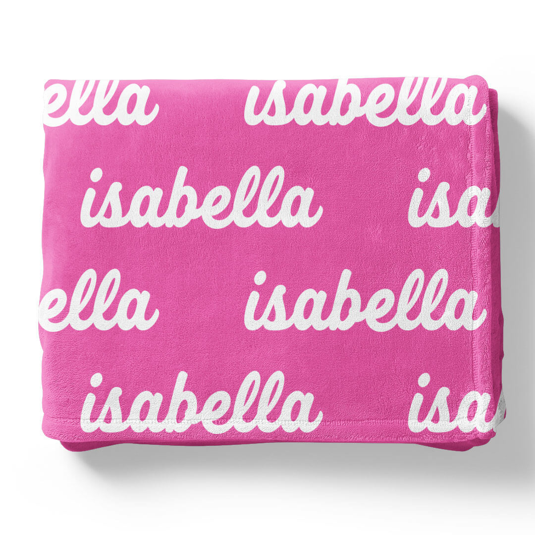 Personalized Color Blanket | Bright Neons