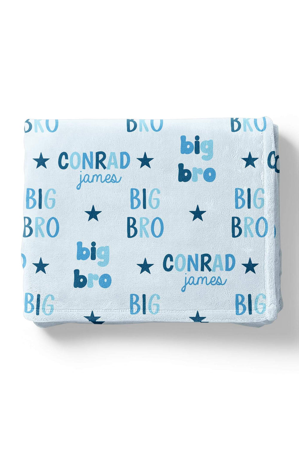 big bro star personalized blanket for boys