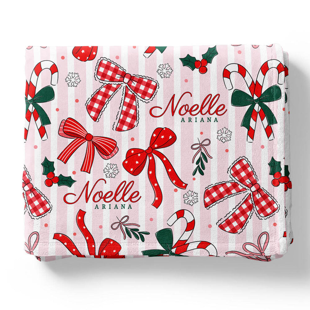 bow what fun personalized blanket for kids 