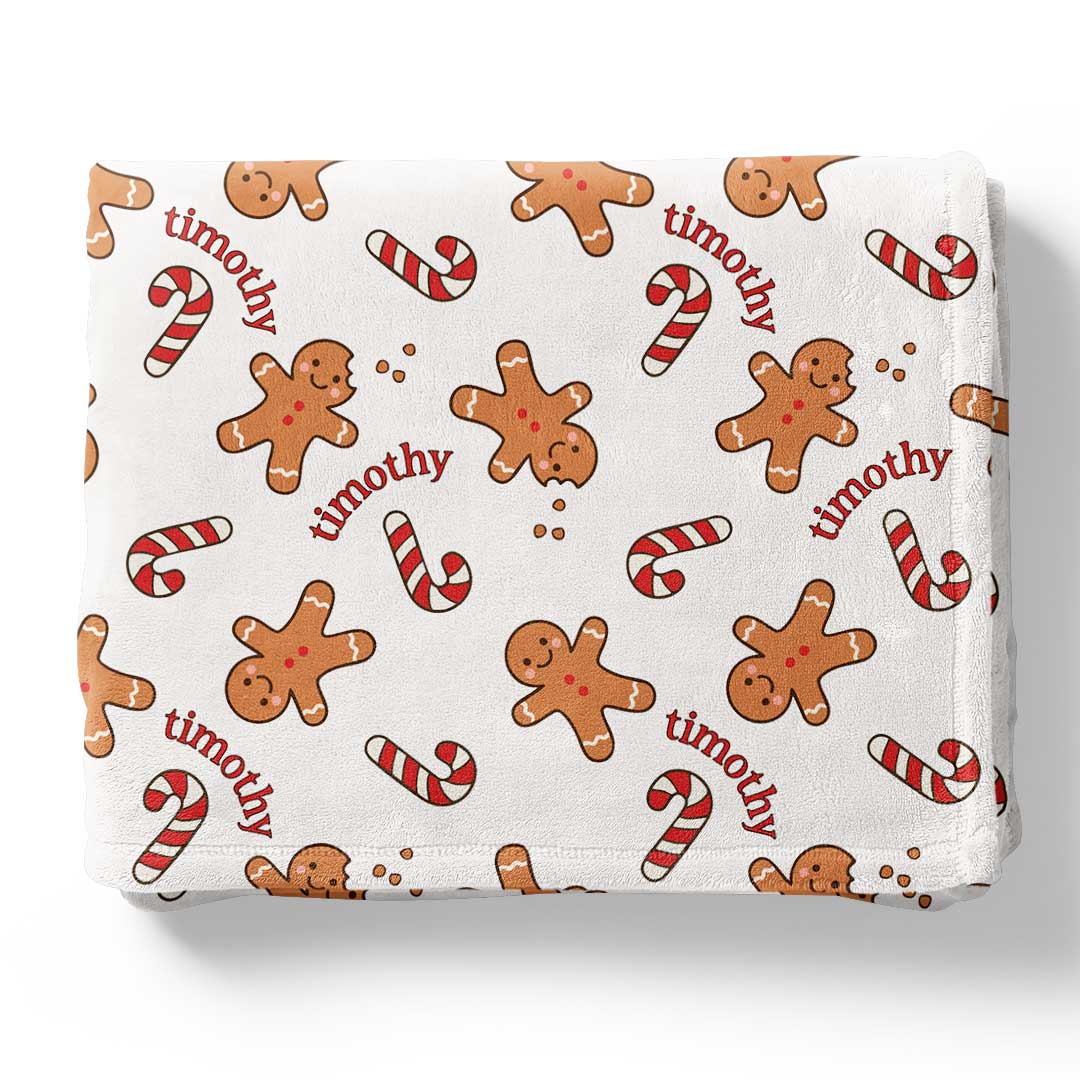 Sleigh Ride Sweets Personalized Kids Blanket