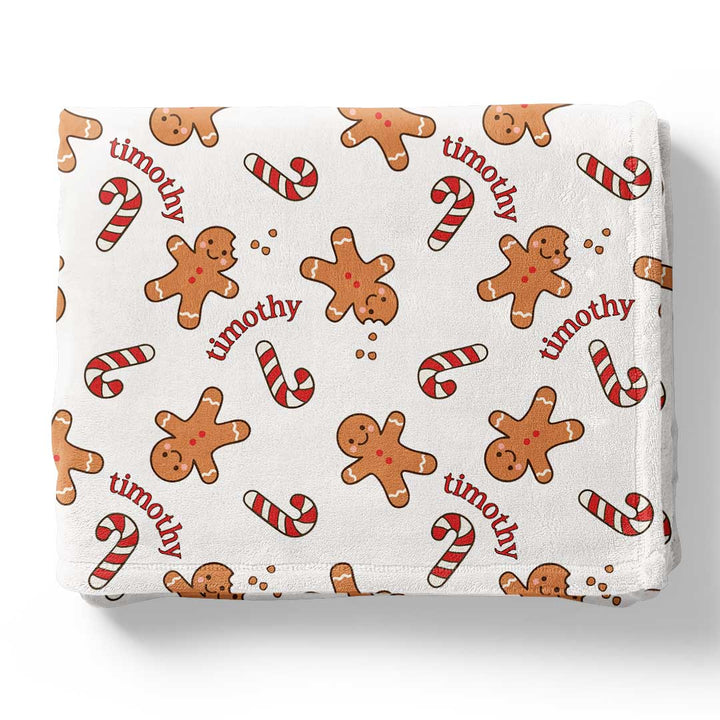sleigh ride sweets personalized kids blanket