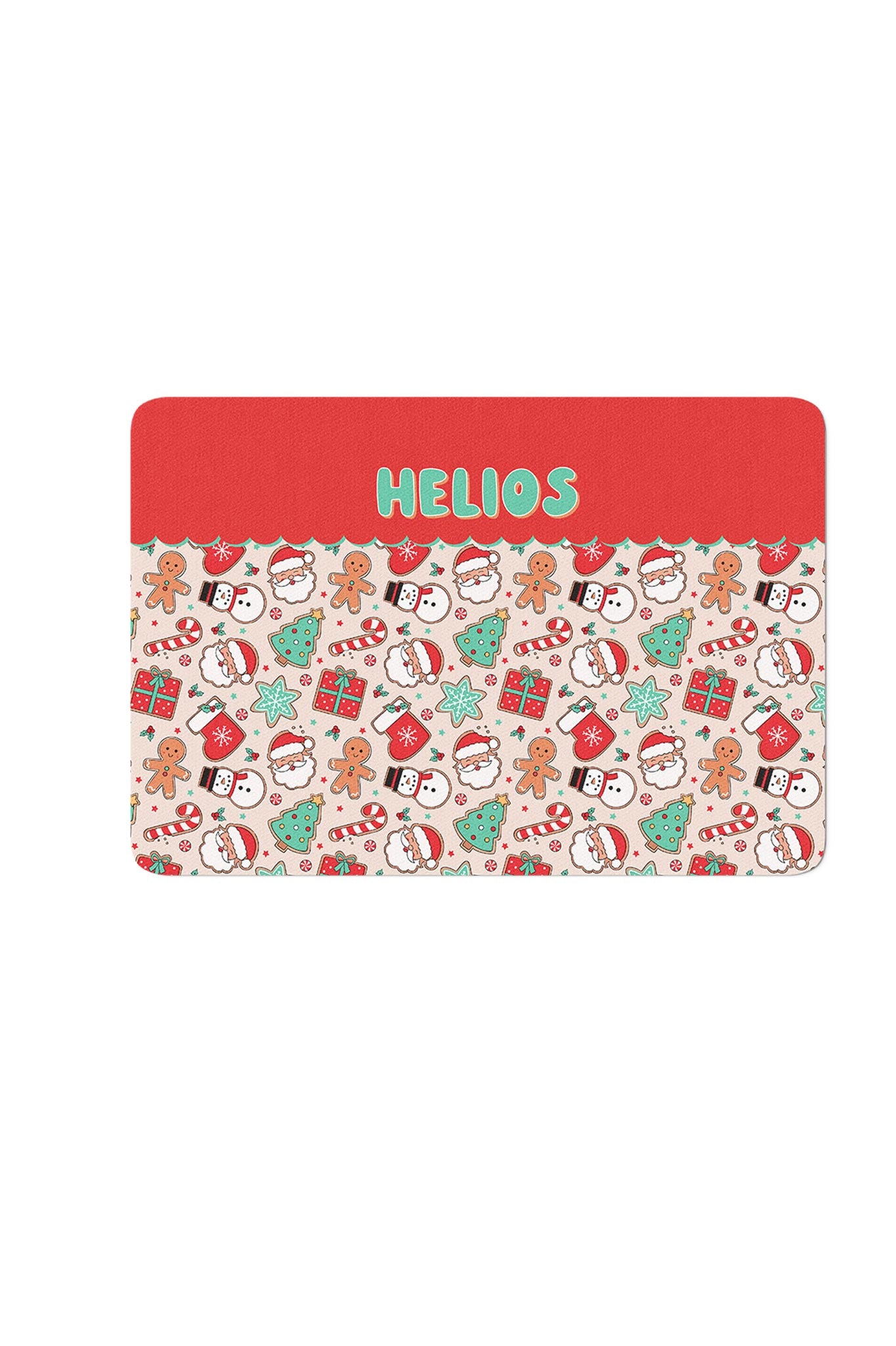 Personalized Christmas Pet Placemat | Christmas Treats