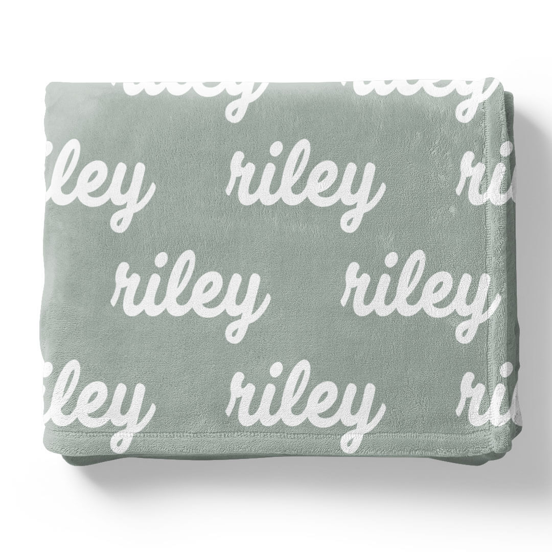 Botanicals Personalized Color Blanket