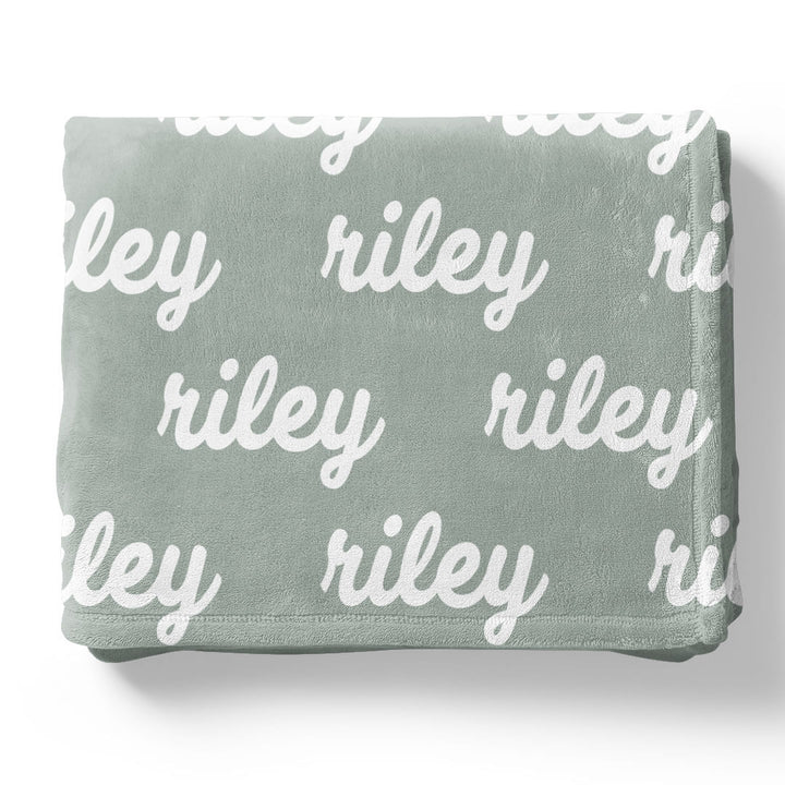 Botanicals Personalized Color Blanket