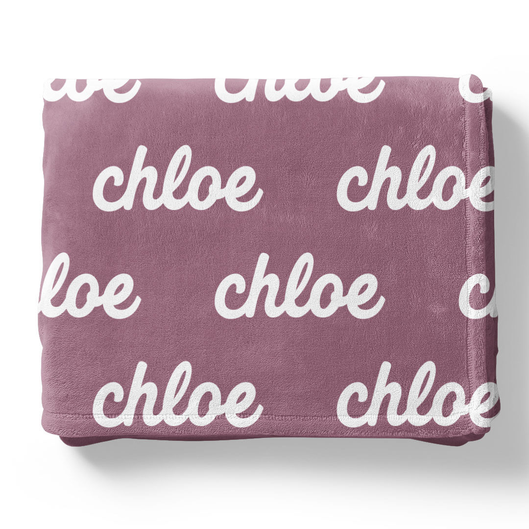 Violet Tones Personalized Color Blanket