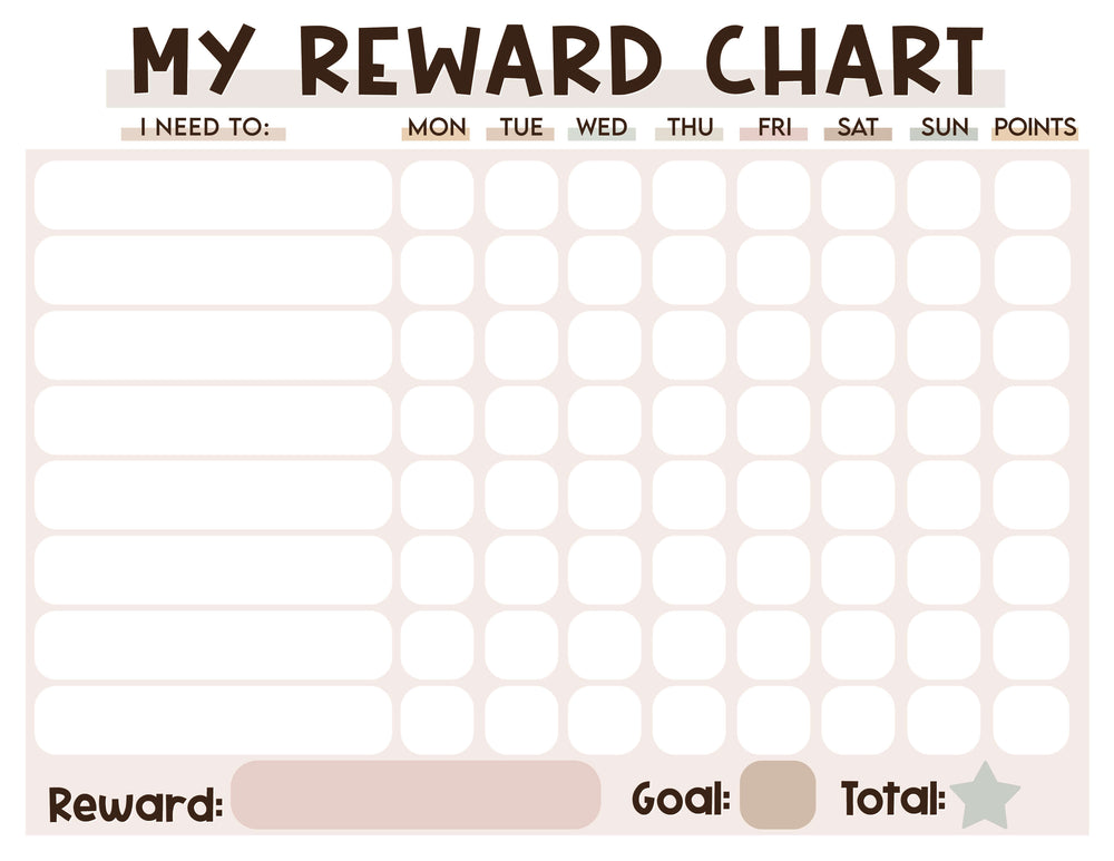 my reward chart for kids chore organizer 
