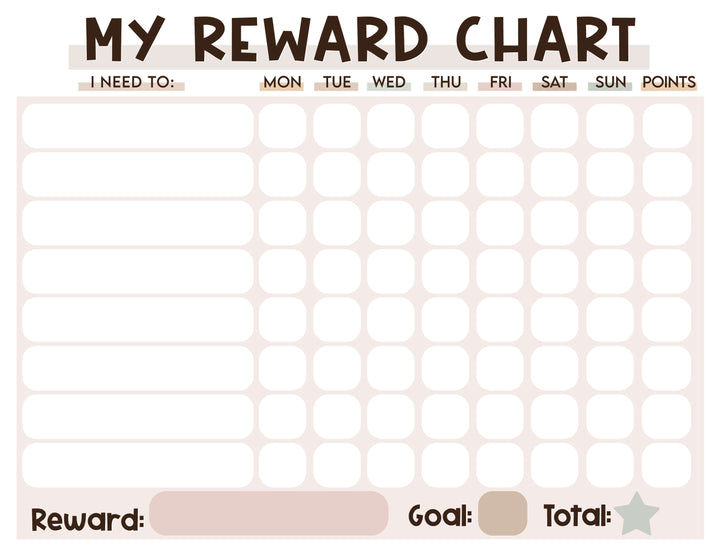 my reward chart for kids chore organizer 