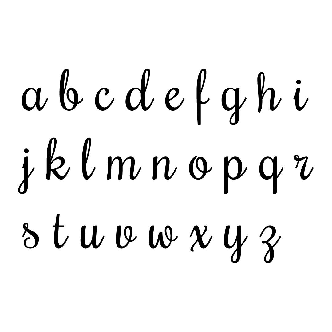 rochester all lowercase font 