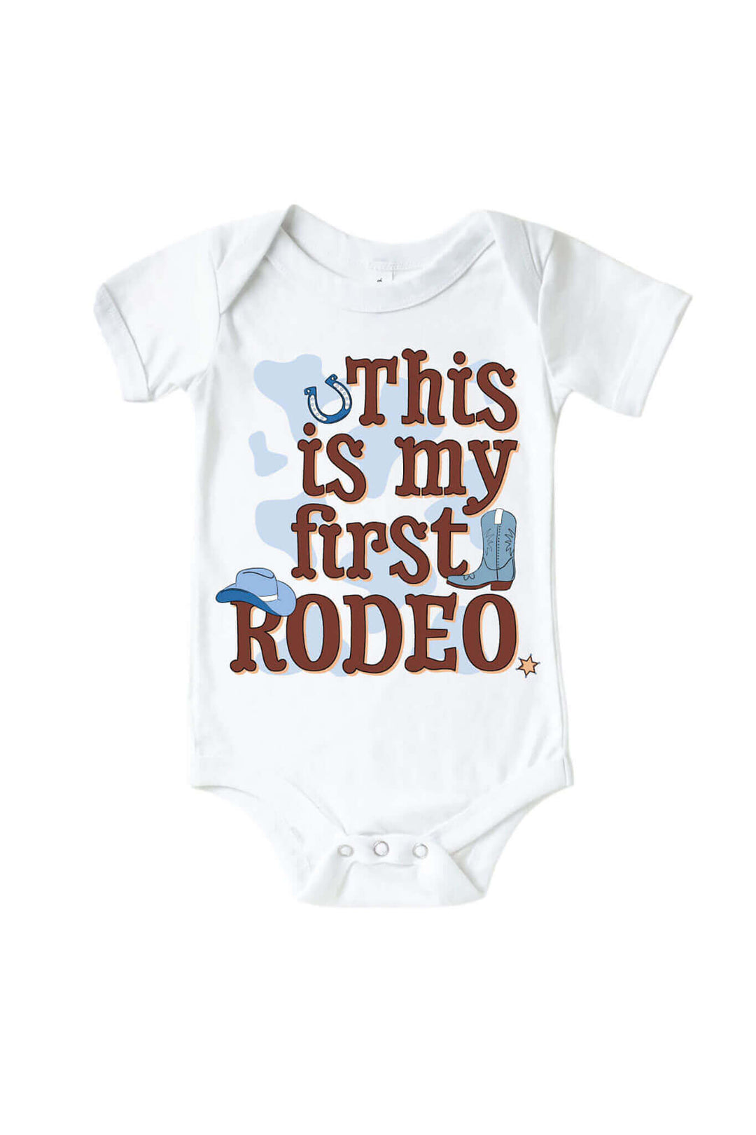 this is my first rodeo graphic bodysuit for baby boys 