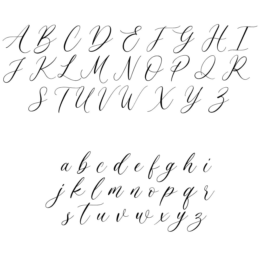 romantic lovely font